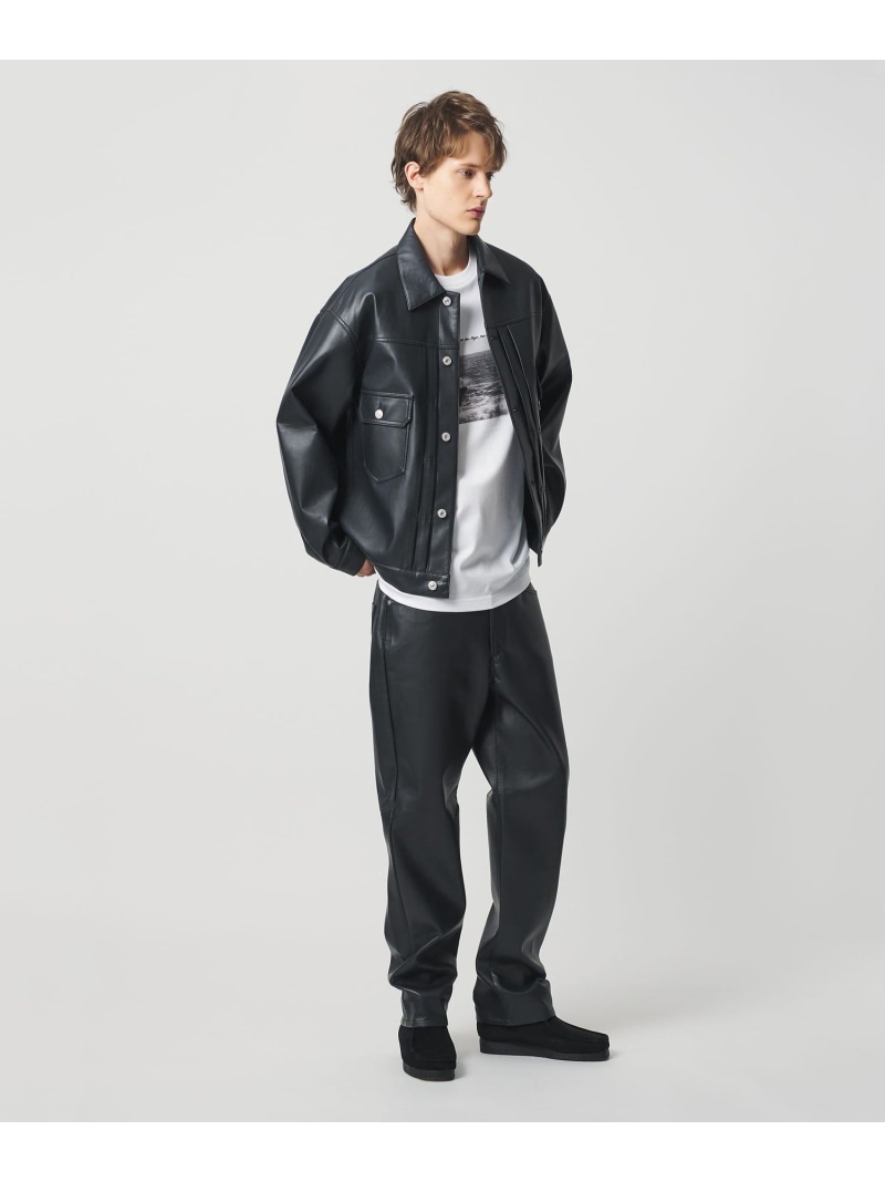 リーバイス TYPEⅡ TRUCKER LEATHER JACKET 新品 楽天市場】PREMIUM BLACK TYPEII TRUCKER LEATHER JACKET Levi's