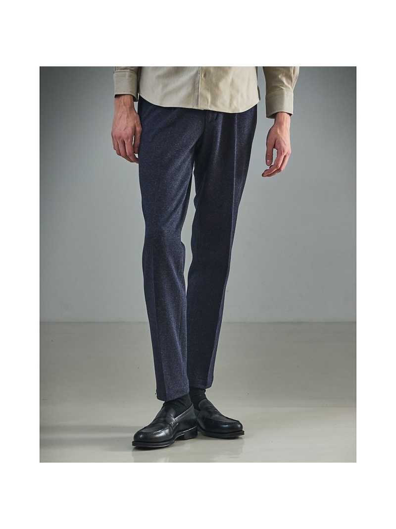 ABAHOUSE LASTWORD 【セットアップ対応】WOOL*COTTON ムリネ ジャージ ー イージースラッ アバハウス パンツ その他のパンツ グレー ブラウン ネイビー【送料無料】