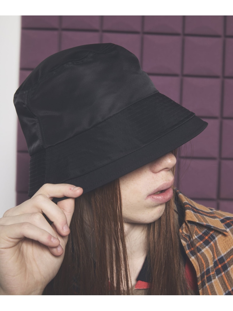 MAISON SPECIAL Water Repellent Layering Bucket Hat メゾンスペシャル 帽子 ハット ブラック【送料無料】