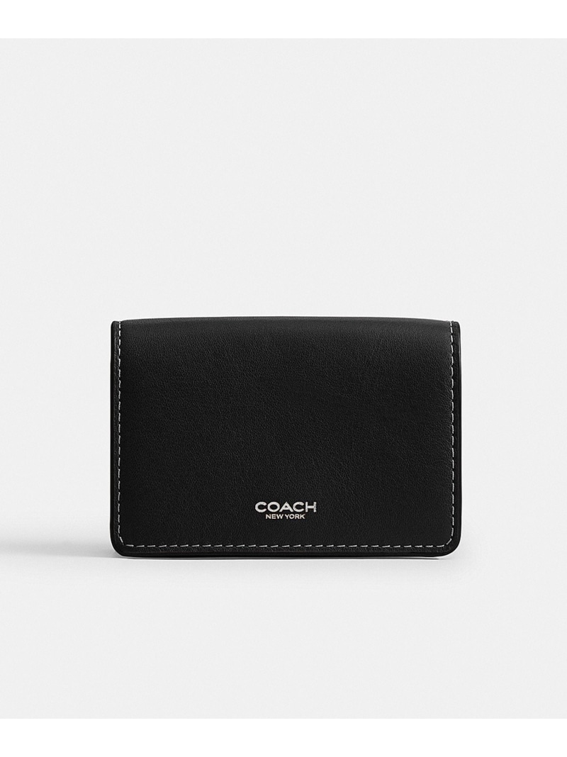 COACH 【公式】ミニ トライフォールド コイン ウォレット コーチ 財布・ポーチ・ケース 財布 ブラック【送料無料】｜ Fashion Men 17,710円