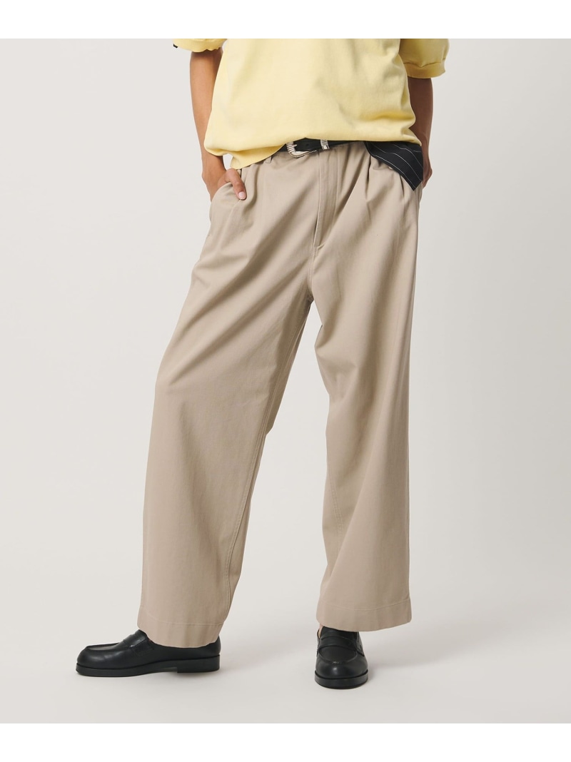BEAUTY&YOUTH UNITED ARROWS クール 2プリーツ チノ パンツ NO.10 接触冷感 ビューティー＆ユース　ユナイテッドアローズ パンツ その他のパンツ ベージュ ホワイト【送料無料】｜ Fashion Men