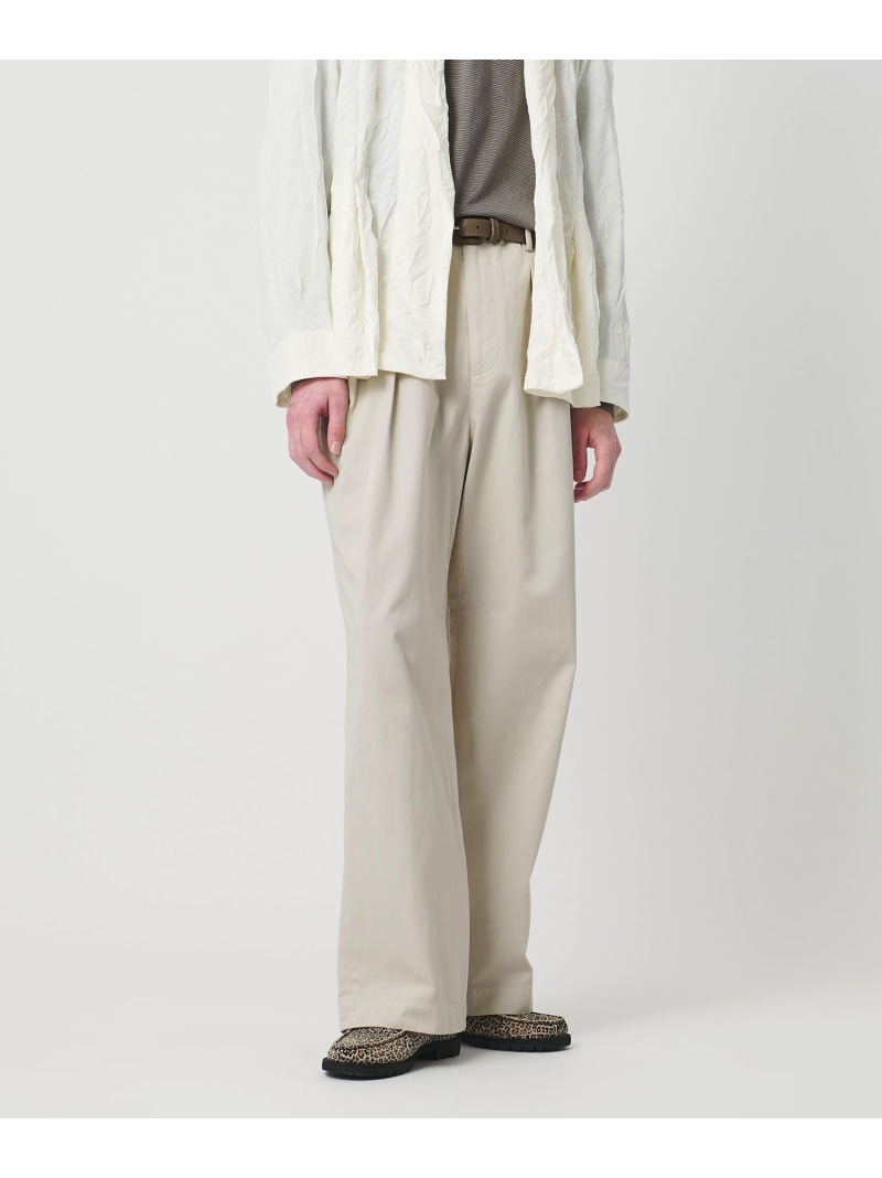 UNITED ARROWS ＜District＞綿織物 ツイル オーバーダイ 2筋目 ズボン下 ユナイテッドアローズ ズボン下 余分の物のズボン下 薄墨色 白いこと【貨物輸送無料】