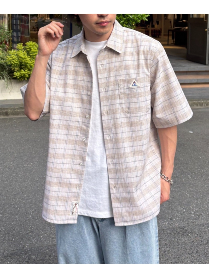 CIAOPANIC TYPY 【GEVACO/ゲバコ】レギュラーカラーポケットプレーンシャツ チャオパニックティピー トップス プルオーバー・トップ カーキ緑であること ベージュ【貨物輸送無料】