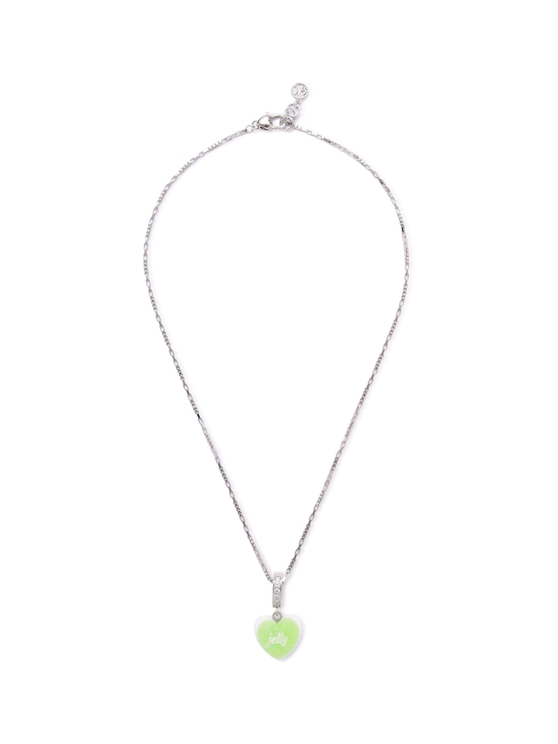 LHP MIKSHIMAI/ミクシマイ /HEART SUGAR JELLY NECKLACE/ネックレス エルエイチピー ファッション雑貨 その他のファッション雑貨 グリーン ブルー【送料無料】| Fashion Men