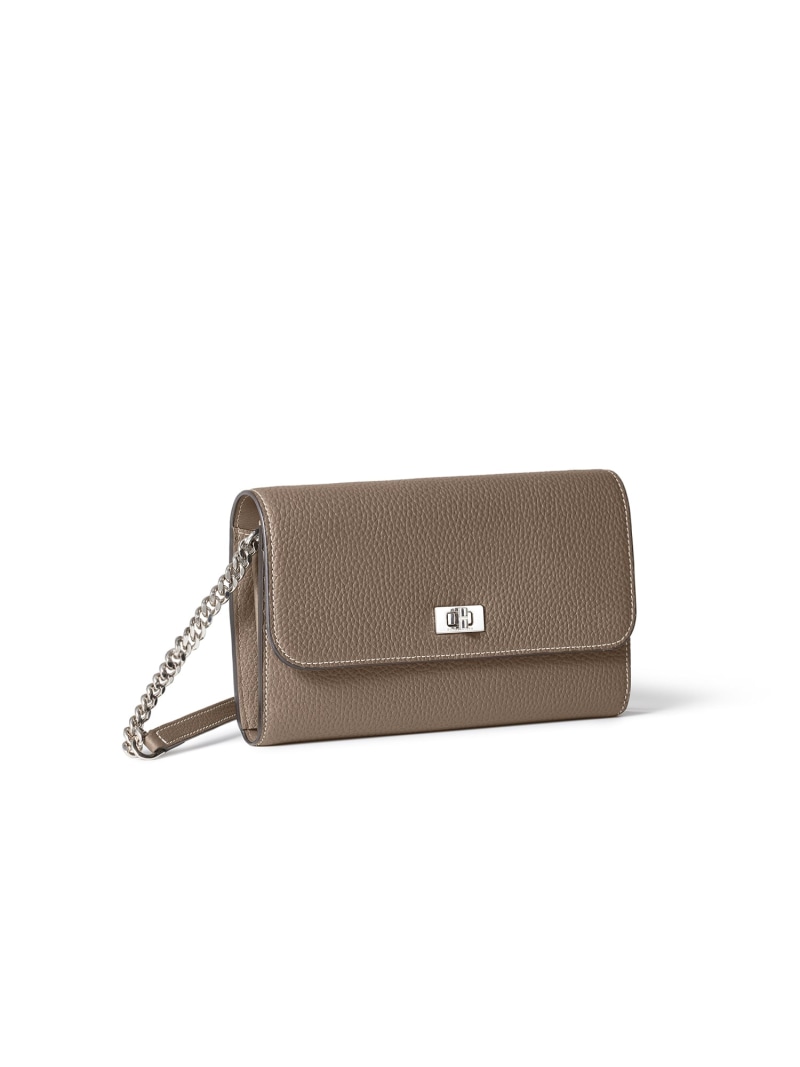 【SALE／30%OFF】BONAVENTURA ベアトリーチェ ロングウォレット シュリンクレザー ボナベンチュラ 札入れ・合財袋・入れもの 札入れ 黒いこと 薄墨色【RBA_E】【貨物輸送無料】 財布・ケース-メンズ財布