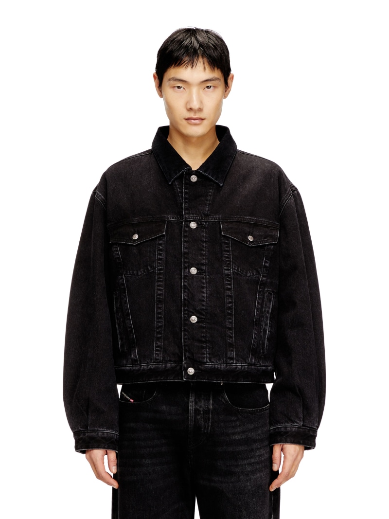 DIESEL メンズ ジーンズ上衣 D-RANGER-T ディーゼル ジャケット・アウター ジーンズ上衣 黒いこと【貨物輸送無料】