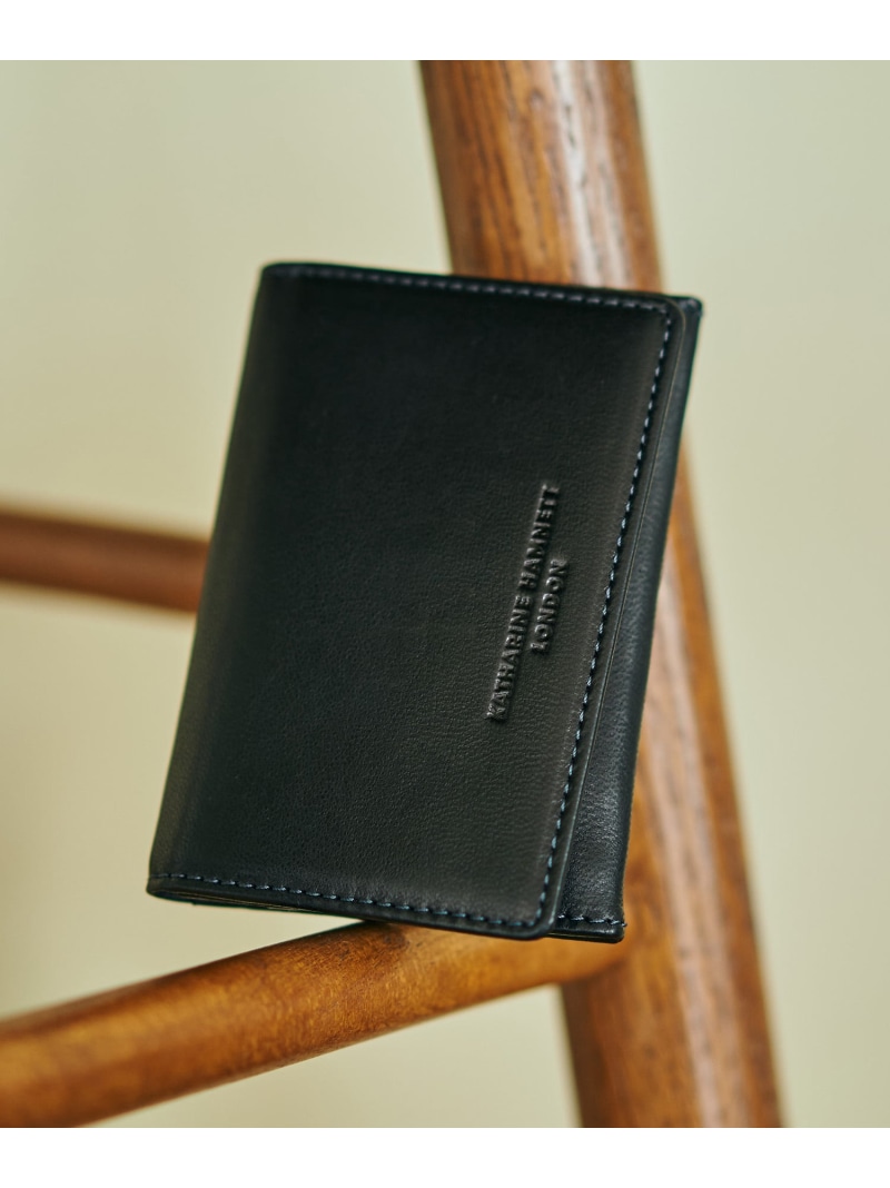 KATHARINE HAMNETT LONDON KATHARINE HAMNETT LONDON ｜ BUMP 名刺入れ(490-52301) リバースプロジェクトストア 財布・ポーチ・ケース 名刺入れ・カードケース ネイビー ブラック ブラウン【送料無料】｜ Fashion Men
