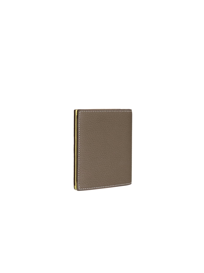 【SALE／30%OFF】BONAVENTURA バイフォールド ウォレット シュリンクレザー ボナベンチュラ 紙入れ・合切袋・入れもの 紙入れ 薄墨色 白いこと 黄色 サクラ色【RBA_E】【貨物輸送無料】