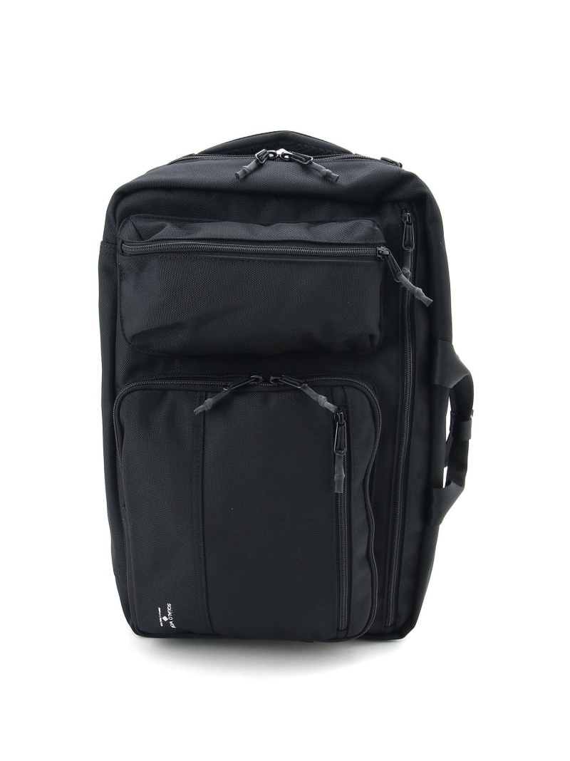SQUALO WORKS SQUALO WORKS/DG 3WAY BAG アールエフストア バッグ リュック・バックパック ブラック【送料無料】