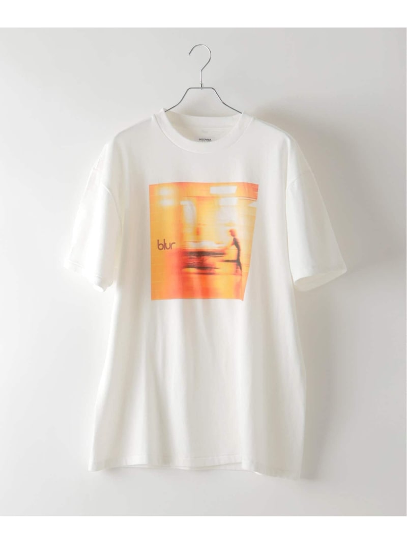 【SALE／30%OFF】EDIFICE INSONNIA PROJECTS(インソニア プロジェクト) for EDIFICE 別注 blur LAW Tシャツ エディフィス トップス カットソー・Tシャツ ホワイト ブラック【RBA_E】【送料無料】