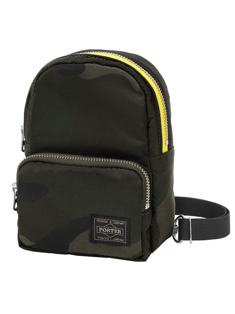 PORTER ハウル ウッドランドカモ デイパック ミニ ポーター バッグ リュック・バックパック グリーン ブラック ネイビー【送料無料】