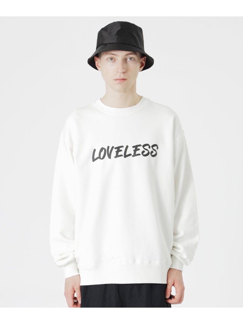 LOVELESS LOVELESSロゴスウェット ラブレス トップス カットソー・Tシャツ ホワイト グレー ブラック【送料無料】