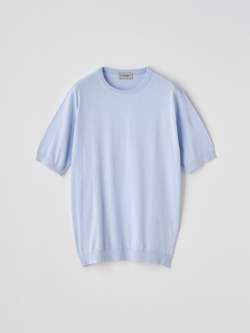 JOHN SMEDLEY 半袖コットンニットTシャツ ｜ KIELL ｜ 30G MODERN FIT ジョンスメドレー トップス ニット【送料無料】