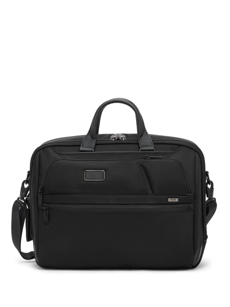 TUMI 【堅苦しさ店】5年引き受けるALPHA ラージ・17in・ブリーフ入れもの A4相応う トゥミ 御徒面子 ビジネスバッグ・ブリーフケース 黒いこと【貨物輸送無料】