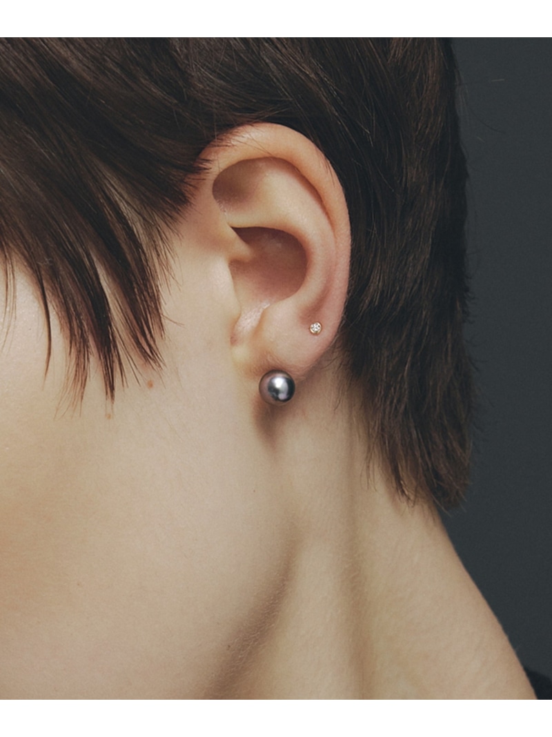 les bon bon les bon bon/akoya pearl pierce S BOB540 セットアップ七つ 付属品・ウオッチ ピアス パープル【貨物輸送無料】