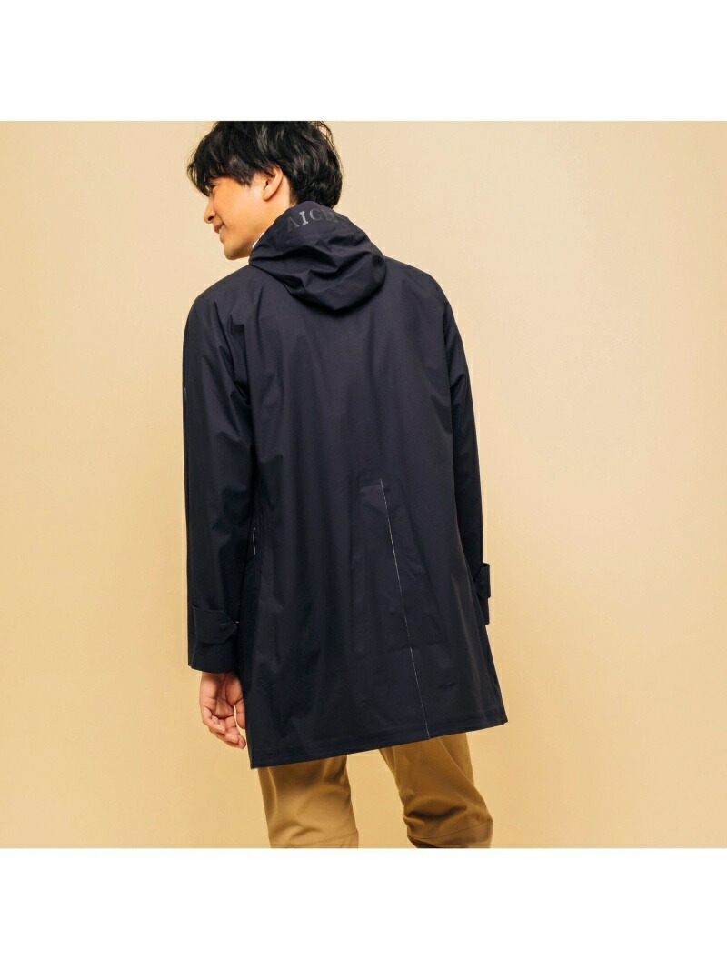 【SALE/50%OFF】AIGLE透湿防水ブリアンライディングコートエーグルコート/ジャケットレインコートブルーホワイトベージュ【RBA_E】【送料無料】