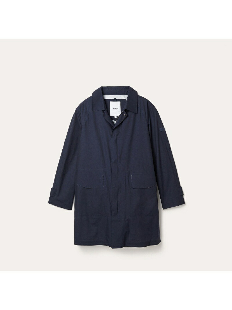 【SALE/50%OFF】AIGLE透湿防水ブリアンライディングコートエーグルコート/ジャケットレインコートブルーホワイトベージュ【RBA_E】【送料無料】