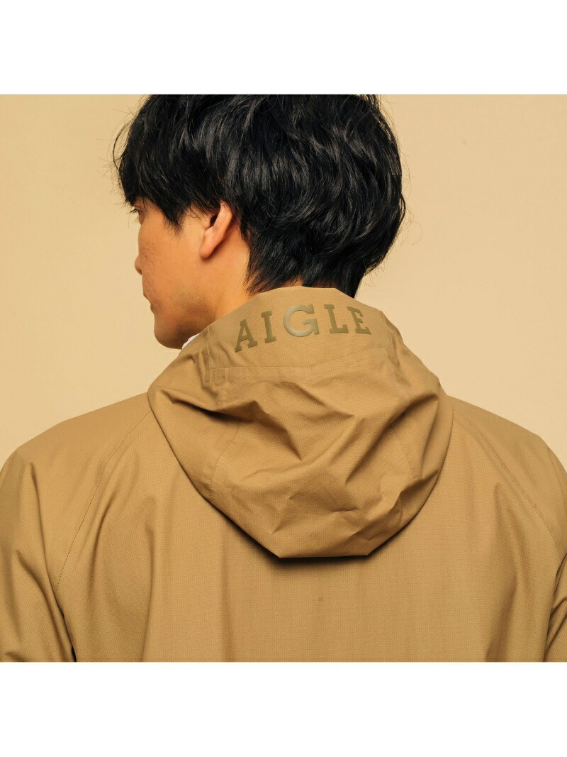【SALE/50%OFF】AIGLE透湿防水ブリアンライディングコートエーグルコート/ジャケットレインコートブルーホワイトベージュ【RBA_E】【送料無料】
