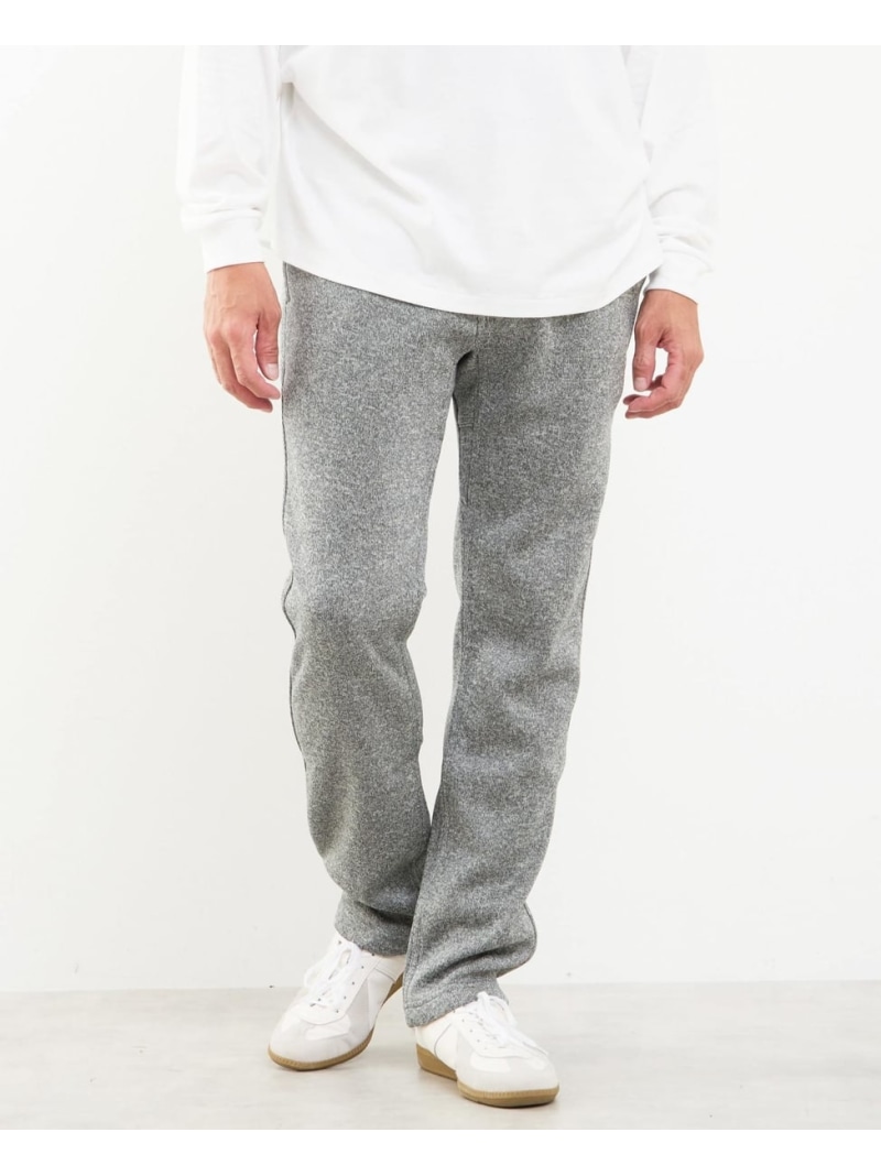【SALE／20%OFF】MEN\u0027S MELROSE 【Gramicci/グラミチ】ボンディングニットフリースNNパンツクロップド ｜ G2FM-P017 メンズメルローズ ズボン下 余分の物のズボン下 薄墨色【RBA_E】【貨物輸送無料】 ズボン・パンツ-メンズファッション
