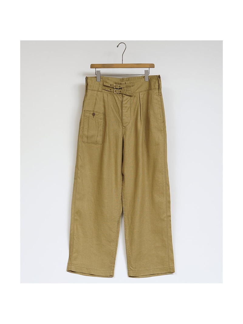 【SALE／30%OFF】Nigel Cabourn 【公式】ナイジェル・ケーボン / MAN / フィールドパンツ - リネンバスケ ナイジェル・ケーボン パンツ その他のパンツ カーキグリーン グリーン【RBA_E】【送料無料】
