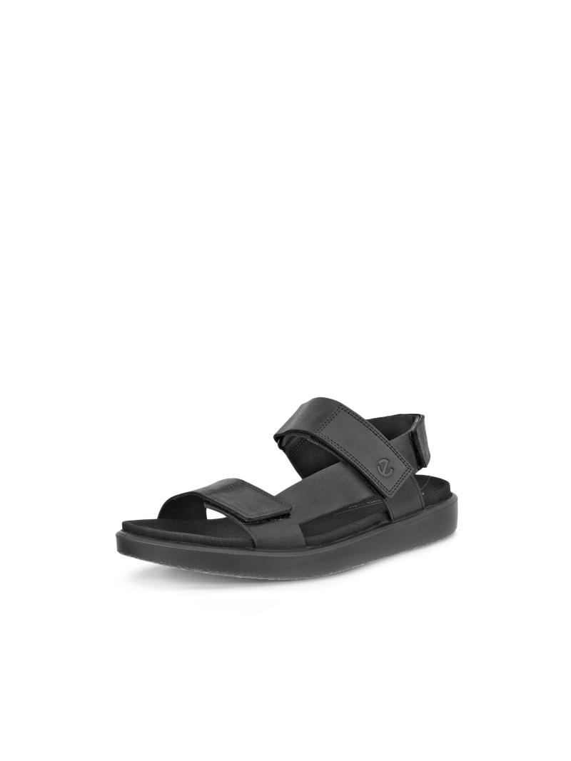 【SALE／51%OFF】ECCO ECCO アイスクリームソーダ 本革 メンズ  サンダル 残響音 シューズ・靴 スリッポン 黒いこと【RBA_E】【貨物輸送無料】 メンズ靴-靴