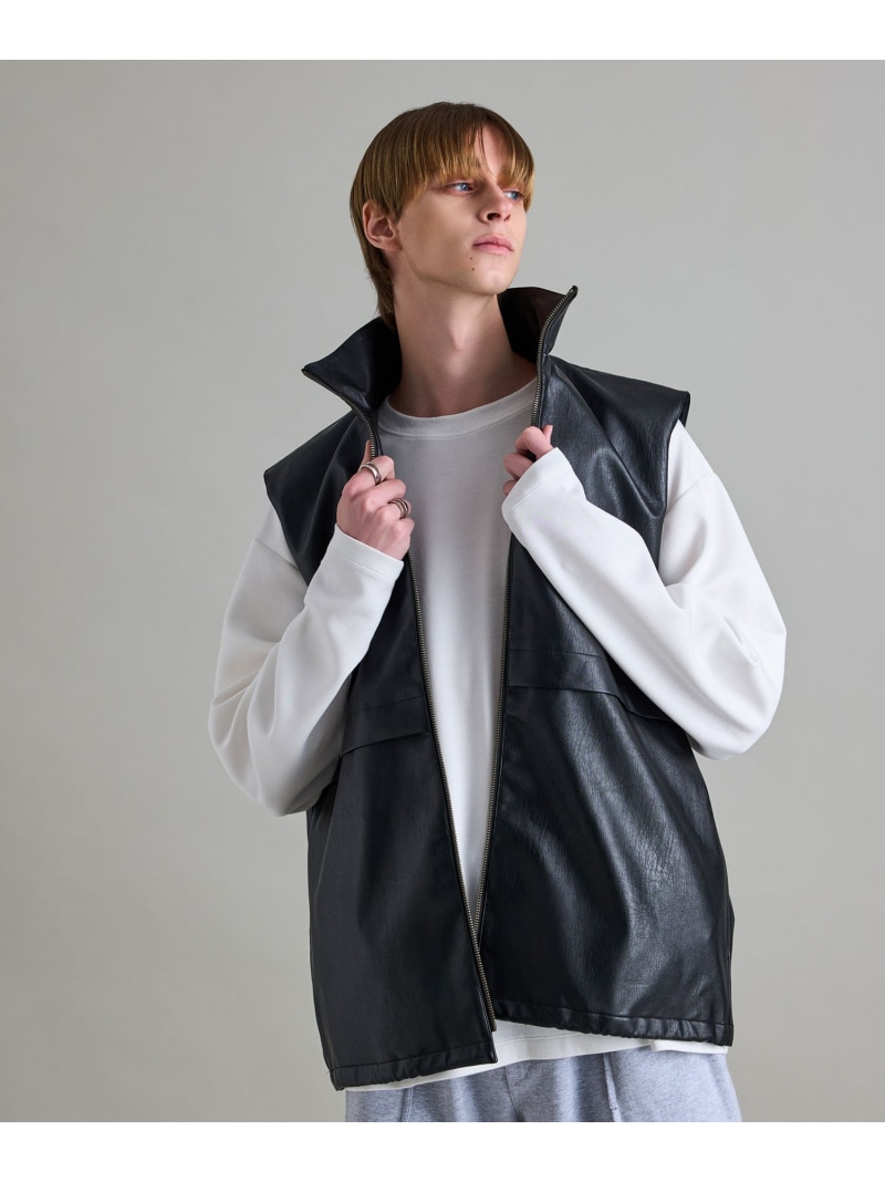 楽天市場】【中古】SEVEN BY SEVENREVERSIBLE LEATHER VEST