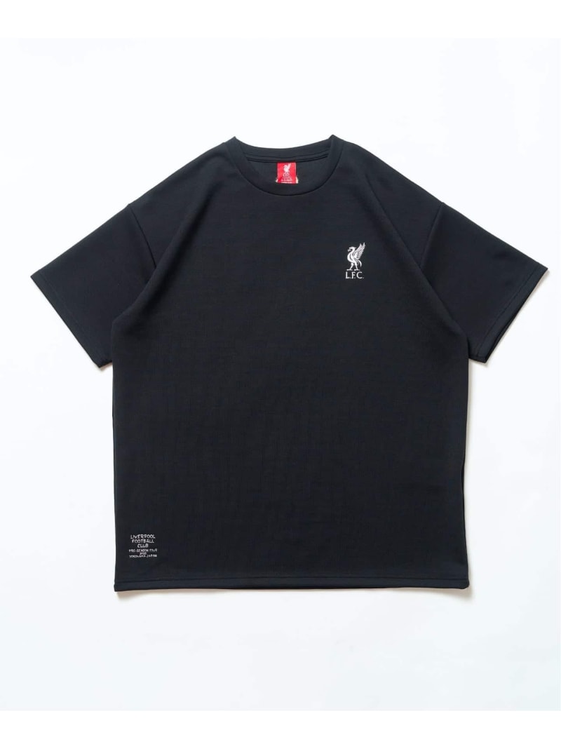 Liverpool FC 【Liverpool FC / リバプール FC】3D METALLIC PRINT Tシャツ フォーワンセブン エディフィス トップス カットソー・Tシャツ ブラック ホワイト レッド【送料無料】