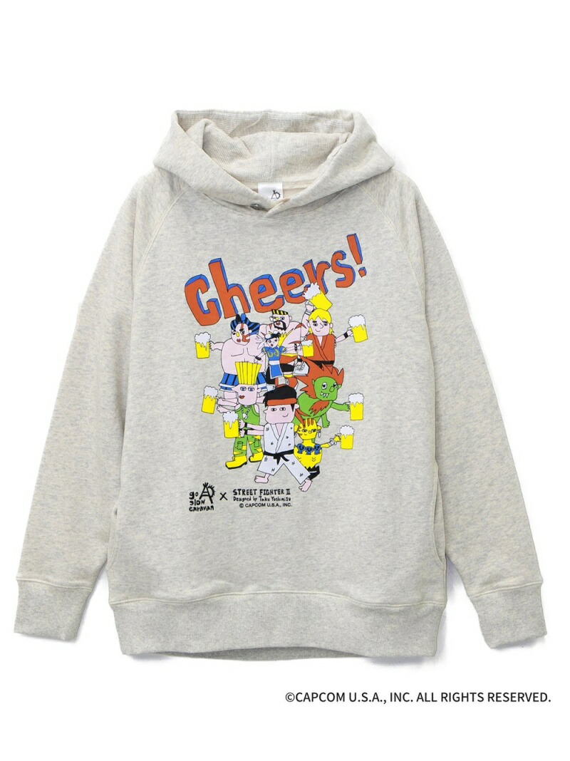 楽天市場 Go Slow Caravan Go Slow Caravan M Street Fighter Ii X Go Slow Caravan 空紡糸裏毛パーカー ゴースローキャラバン カットソー パーカー ホワイト グリーン ブラック レッド イエロー 送料無料 Rakuten Fashion Men