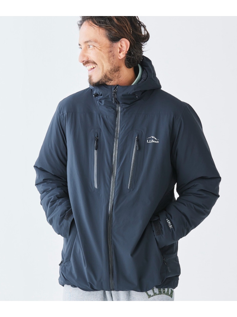 L.L.Bean ウォータープルーフ・プリマロフト・パッカウェイ・ジャケット 米国フィット・レギュラー エルエルビーン ジャケット・アウター ブルゾン・ジャンパー グレー ブラック ブルー【送料無料】