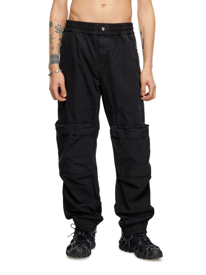 DIESEL P-GLARY カーゴパンツ 中古・古着通販】DIESEL (ディーゼル) カーゴパンツ ブラック