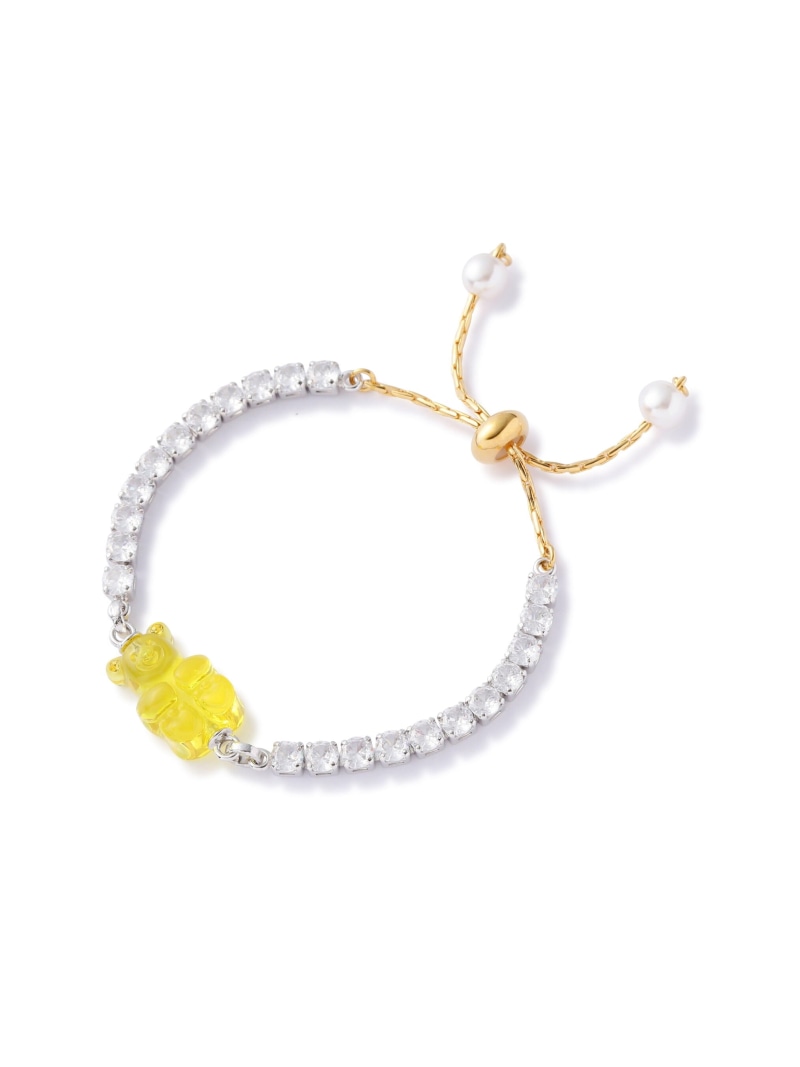 LHP MIKSHIMAI/ミクシマイ/SIGNATURE BEAR BRACELET エルエイチピー ファッション雑貨 その他のファッション雑貨 イエロー ブラック ホワイト ピンク ブルー パープル【送料無料】｜ Fashion Men