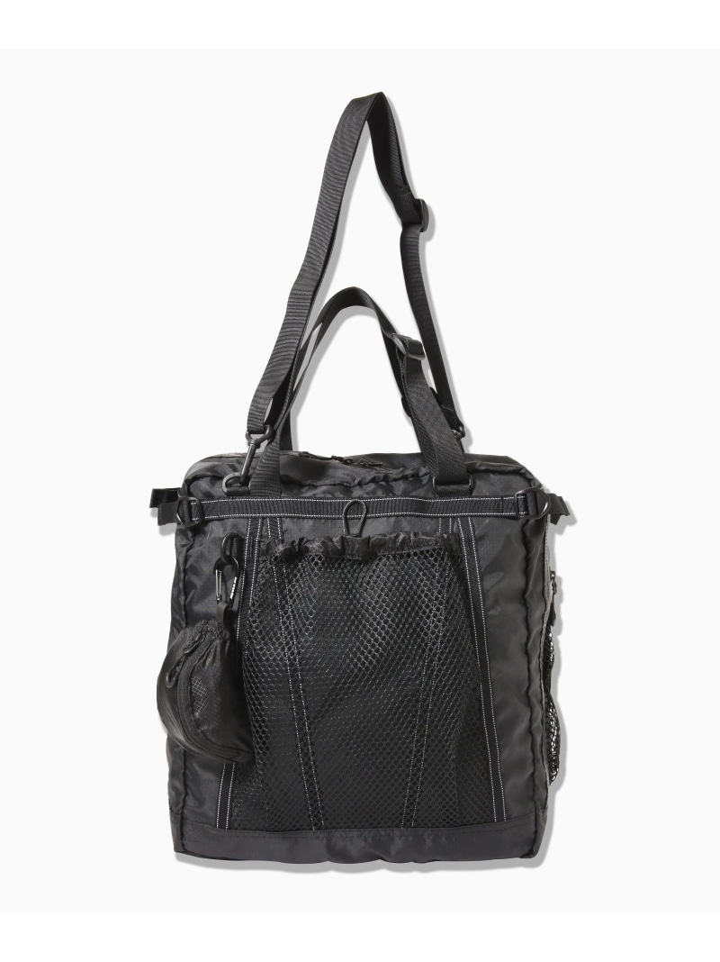 and wander ECOPAK 30L 3way tote bag アンドワンダー バッグ その他のバッグ ホワイト ブラック【送料無料】