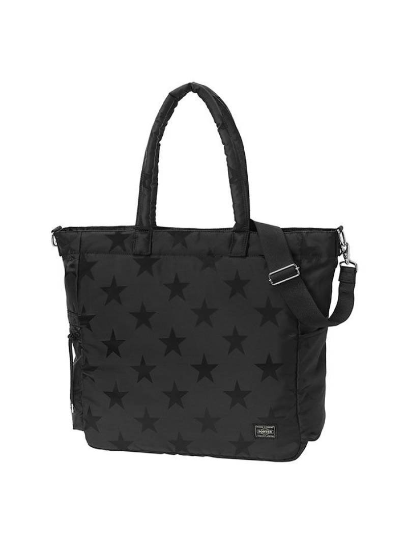 PORTER 信号旗 2WAYトートバッグ ボーイ 御徒面子 トートバッグ 黒いこと 青色【貨物輸送無料】