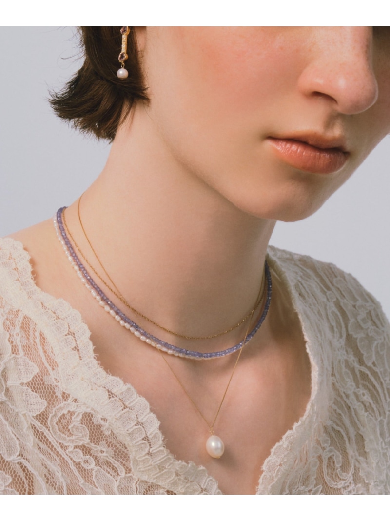 les bon bon les bon bon/tanzanite choker 首飾り 差し上げ物  セットアップ七つ 付属物・ウオッチ チョー鉄道車両 青碧【貨物輸送無料】