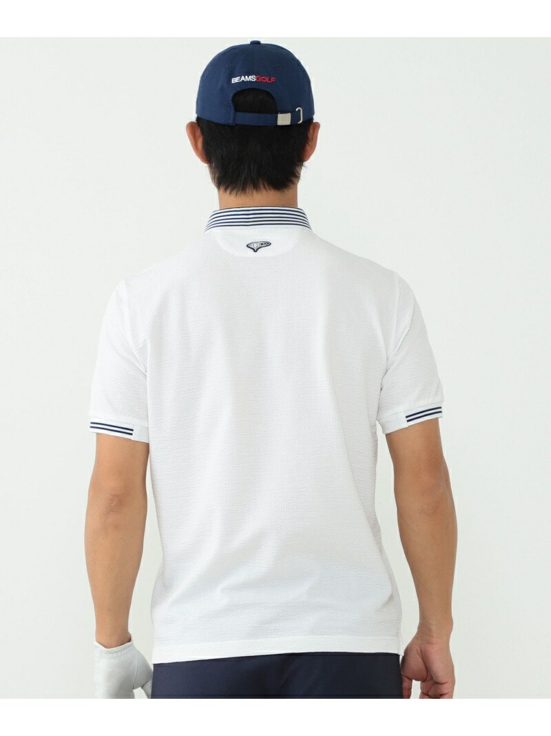 BEAMS GOLF PURPLE LABEL BEAMS GOLF PURPLE LABEL 襟裏ロゴ シアサッカー ポロシャツ ビームス ゴルフ 福袋・ギフト・その他 その他 ホワイト グリーン ブルー ネイビー パープル その他 | shr24.ru