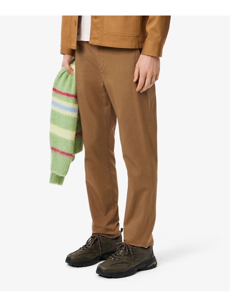 【SALE/40%OFF】LACOSTE スリムフィットストレート ストレッチチノパンツ ラコステ パンツ チノパンツ ブルー カーキグリーン ネイビー ベージュ ブラック ブラウン グリーン【RBA_E】【送料無料】| Fashion Men
