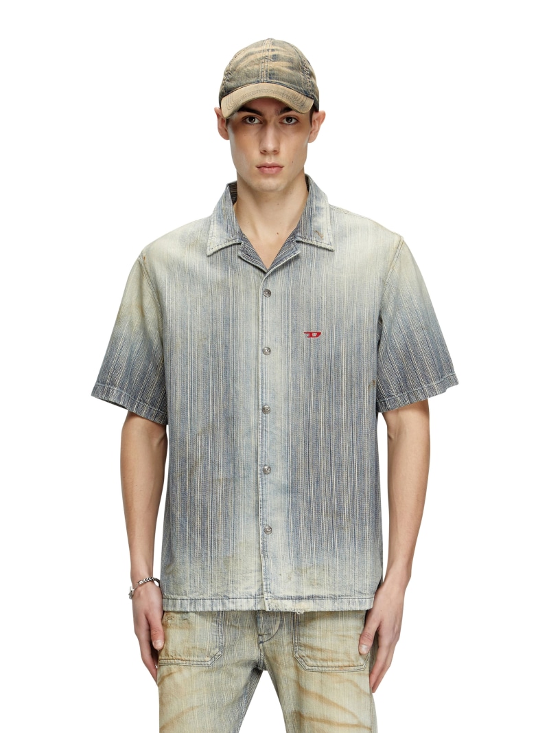 DIESEL シャツ デニム D-DEWNY-HOOD SHIRT メンズ シャツ デニム D-DEWNY-HOOD SHIRT（シャツ/ブラウス
