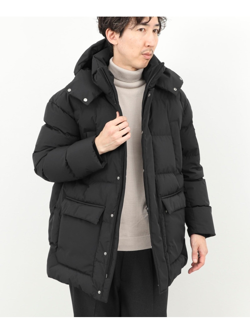 【SALE／30%OFF】NOLLEY'S goodman 【HERNO/ヘルノ】《FUNCTIONAL WARDROBE》2レイヤーダウンジャケット 25AW ノーリーズ ジャケット・アウター ダウンジャケット・ダウンベスト ブラック【RBA_E】【送料無料】