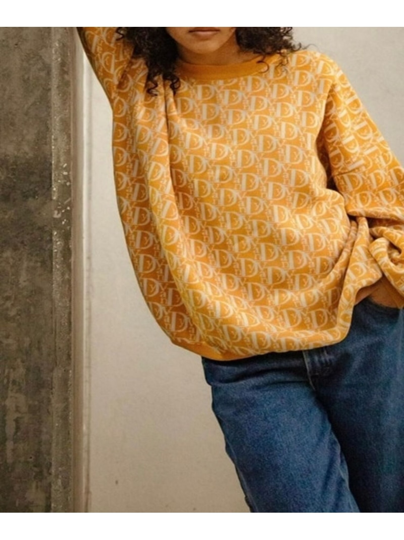 【SALE／20%OFF】VANDY THE PINK 【VANDY THE PINK】CANARY YELLOW KNIT ネバーマインドザエックスユー／チカシツプラス トップス ニット イエロー【RBA_E】【送料無料】 17,216円