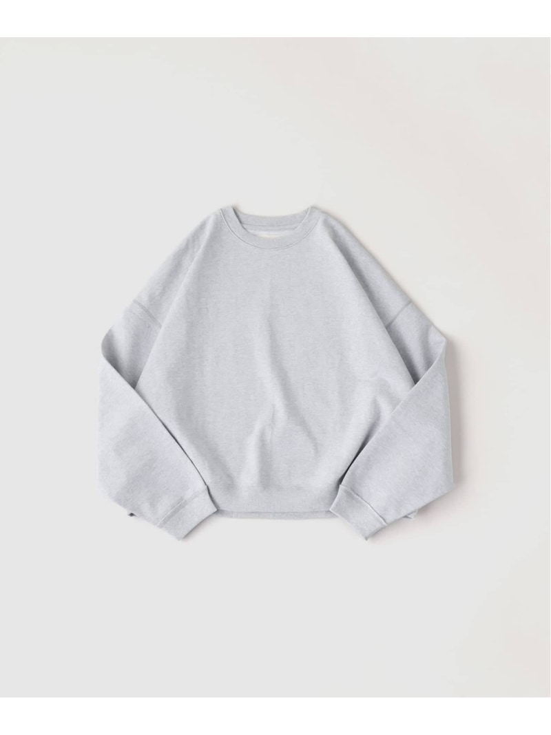 EDIFICE MARKAWARE(目じるしお召しもの)HUGE SHORT SWEAT エディフィス トップス スウェット・トレーナー 薄墨色 黒いこと【貨物輸送無料】