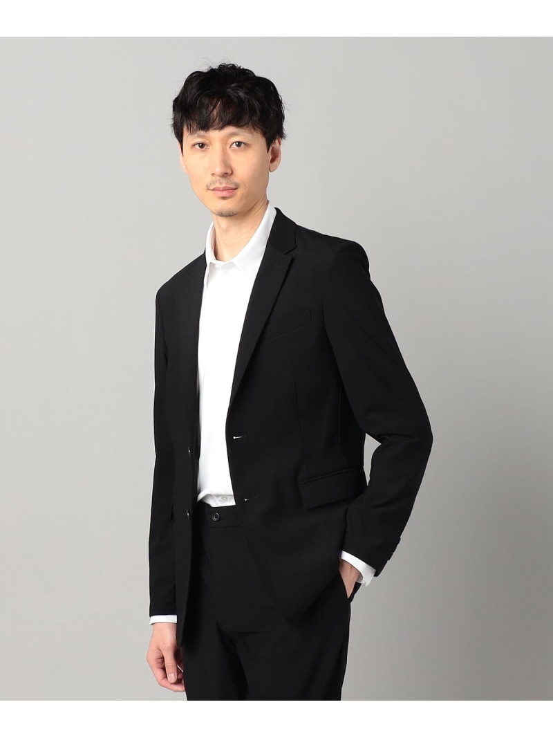 【SALE／40%OFF】COMME CA MEN 【接触冷感・撥水】【セットアップ対応】【メリルハイテンション】 シングルテーラードジャケット コムサメン ジャケット・アウター テーラードジャケット・ブレザー ブラック【RBA_E】【送料無料】