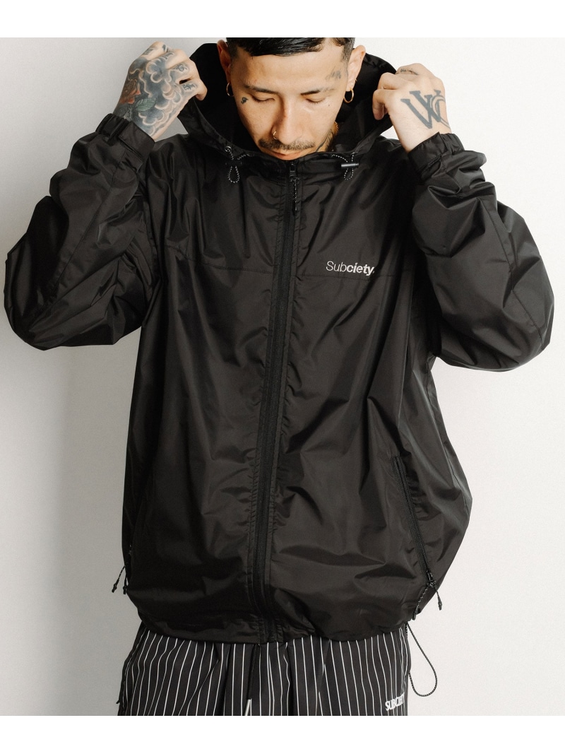 【SALE／40%OFF】Subciety Nylon jkt サブサエティ ジャケット・アウター ナイロンジャケット グレー グリーン ブラック【RBA_E】【送料無料】