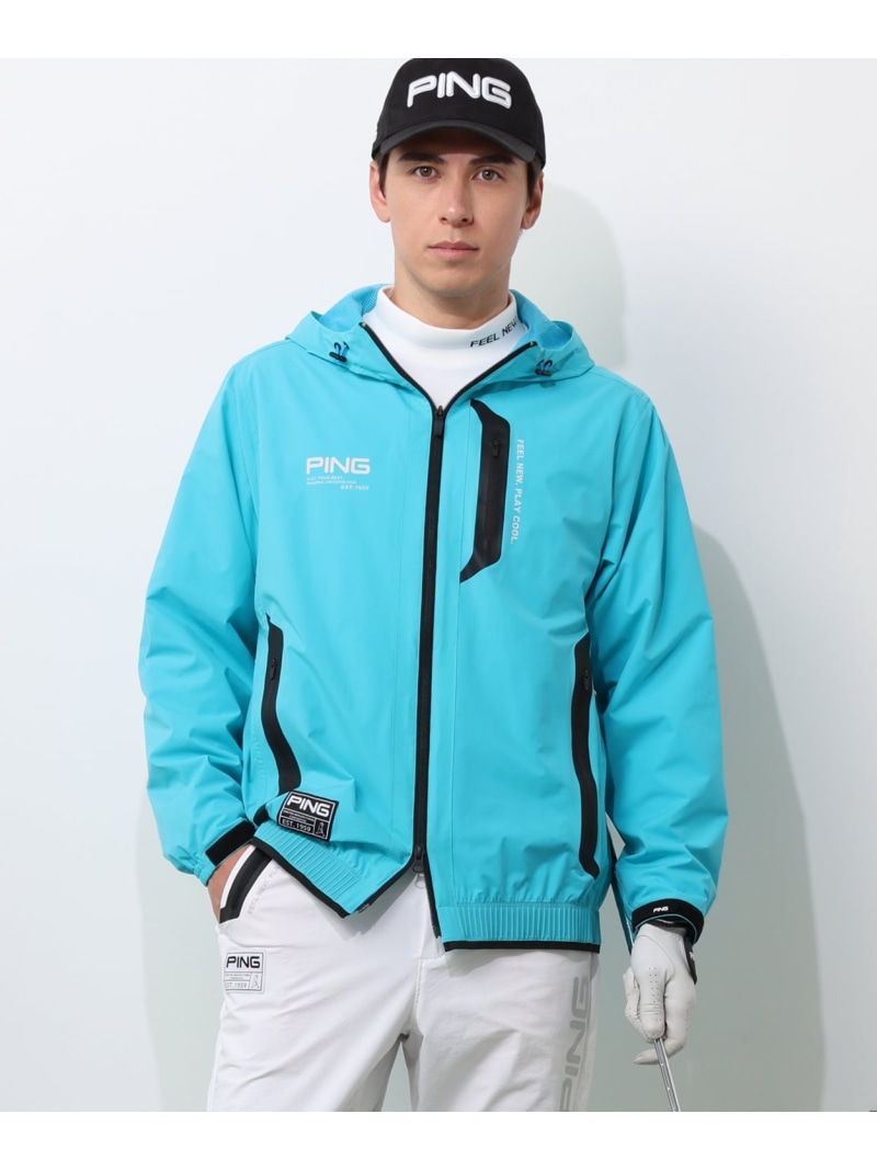 楽天市場】ピン ゴルフ メンズ コンパクトニット フルジップ