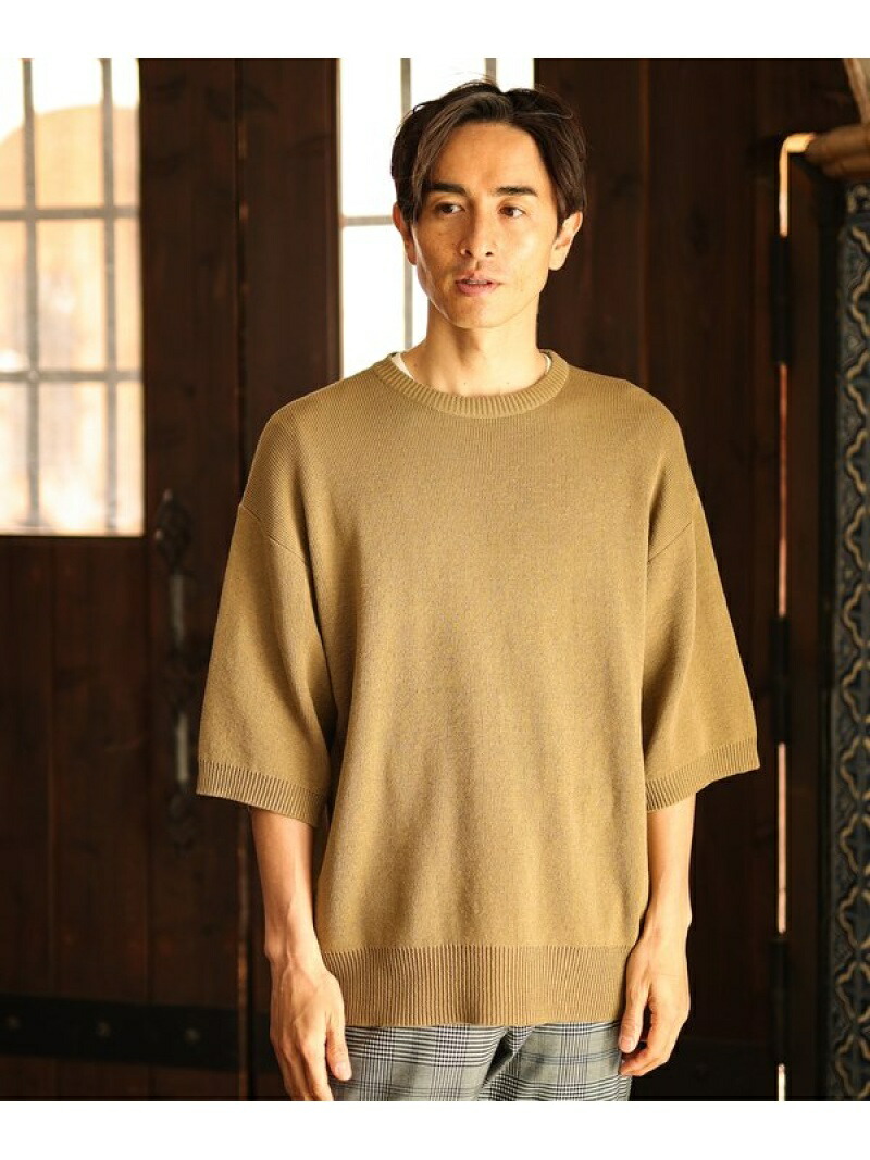 Union Station メンズ Machine ミラノリブクルーネックニットtシャツ Washable