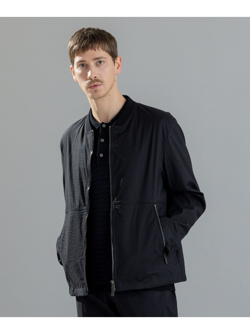 【SALE／30%OFF】JOSEPH HOMME スーパーストレッチウェザー ジップアップブルゾン ジョゼフ オム ジャケット・アウター ブルゾン・ジャンパー グレー ブラック【RBA_E】【送料無料】｜ Fashion Men 27,027円