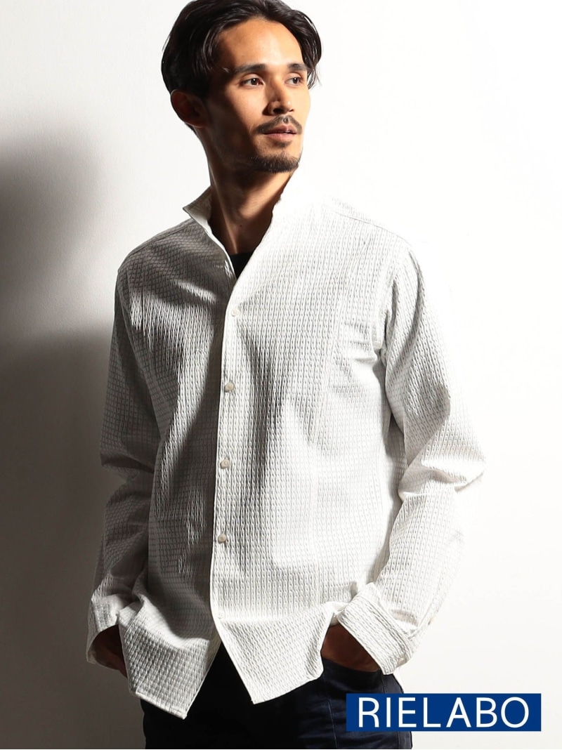 【SALE／55%OFF】NICOLE CLUB FOR MEN 【RIELABO】ストレッチドビー 照明ランププルオーバー ニコル トップス プルオーバー・トップ 黒いこと 青色 白いこと【RBA_E】【貨物輸送無料】 トップス-カジュアルシャツ-メンズファッション