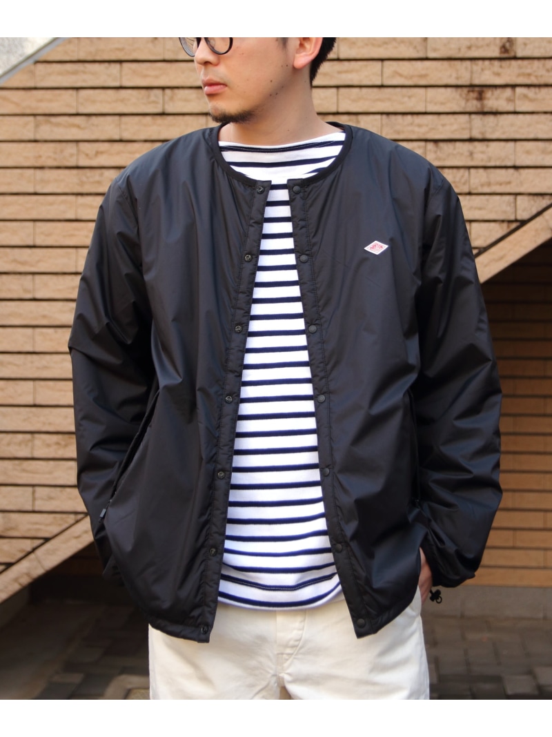 DANTON DANTON / ダントン 中綿上衣 DT-A0633 SNT ステップス ジャケット・アウター 否色合い上衣 薄墨色 黒いこと カーキ緑であること【貨物輸送無料】