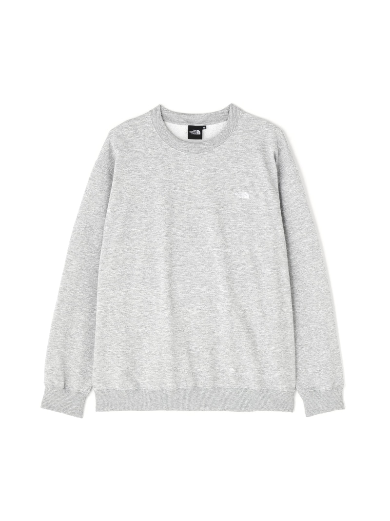 LHP THE NORTH FACE/ザ・ノース・フェイス/Small Logo Heather Crewneck エルエイチピー トップス スウェット・トレーナー 薄墨色 黒いこと【貨物輸送無料】