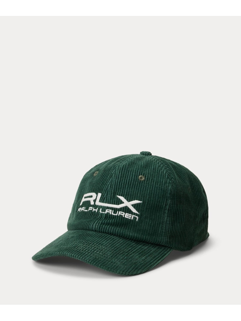 POLO GOLF/RLX Golf (RLX)コーデュロイ スポーツ キャップ ラルフローレン 帽子 キャップ グリーン【送料無料】| Fashion Men