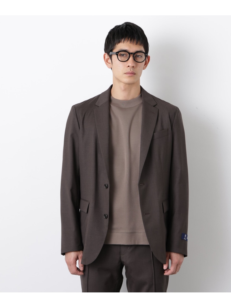 【SALE／30%OFF】NANO universe 「DamerinoSelect」JAPANfabricウールストレッチジャケット(セットアップ可) ナノ全ての存在 ジャケット・アウター 余分の物のジャケット・アウター 赤銅色 米国海軍 薄墨色【RBA_E】【貨物輸送無料】